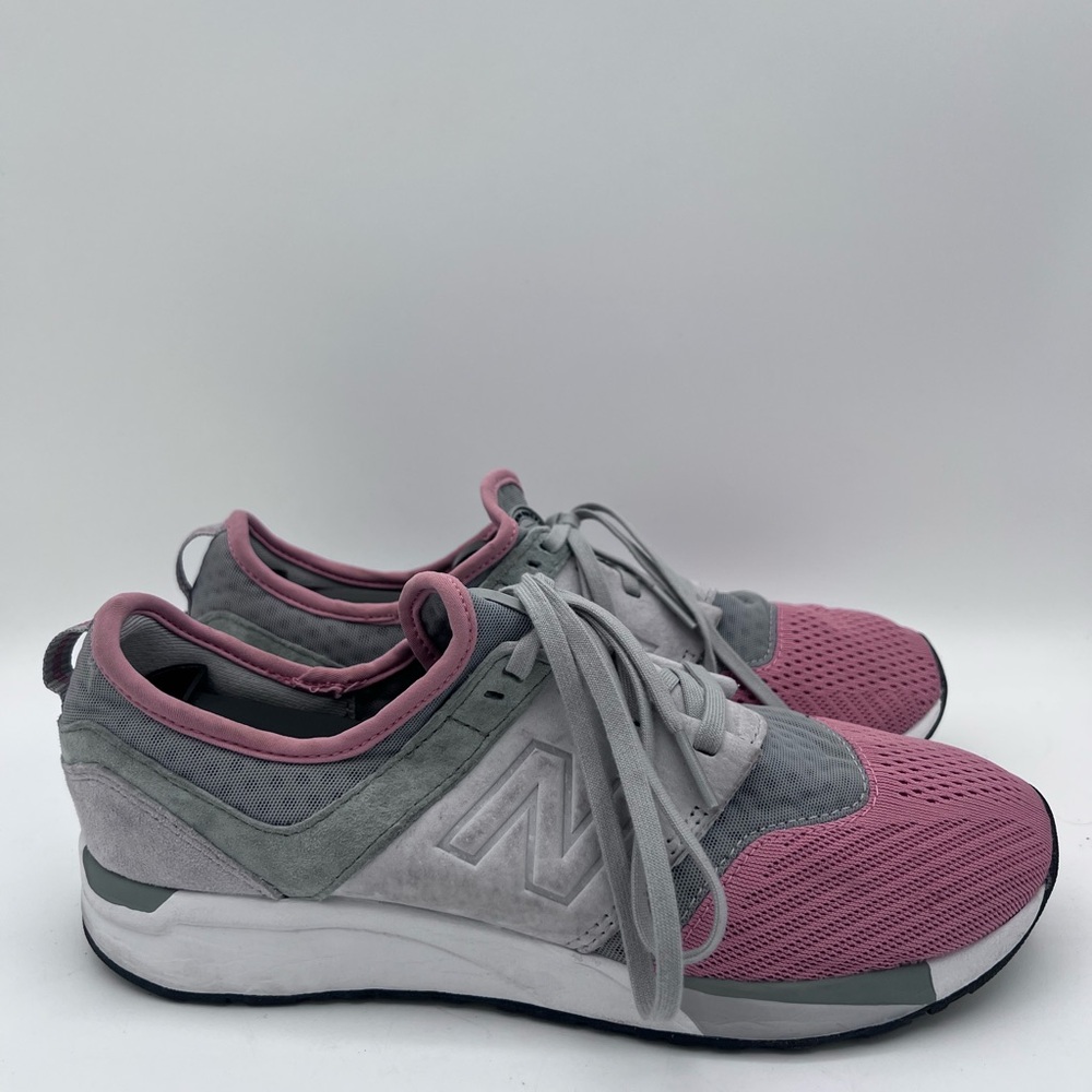 new balance 247‎ boys size 6.5 pink green